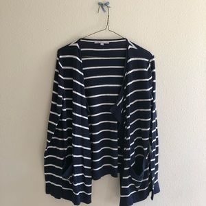 Gap Open- Front Stripped Cardigan